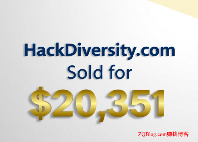 2025年12月15日 HackDiversity.com在GoDaddy Auctions平台以20,351美元的价格成交