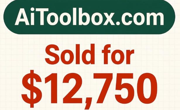 AI工具域名 AiToolbox.com 以12,750美元在 GoDaddy Auctions成交