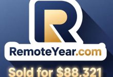 域名 RemoteYear.com 通过 GoDaddy平台 以 88,321 美元（约合RMB61.8万）完成交易-ZQBlog赚钱博客