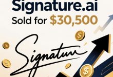 英文单词.Ai域名 签名英文 Signature.ai 通过Namecheap平台以30,500美元售出-ZQBlog赚钱博客
